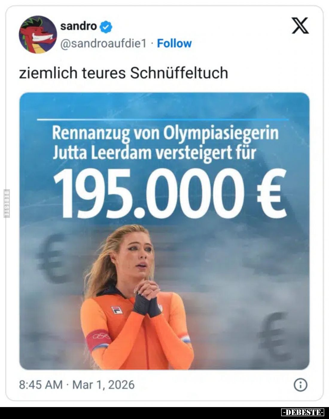 ziemlich teures Schnüffeltuch