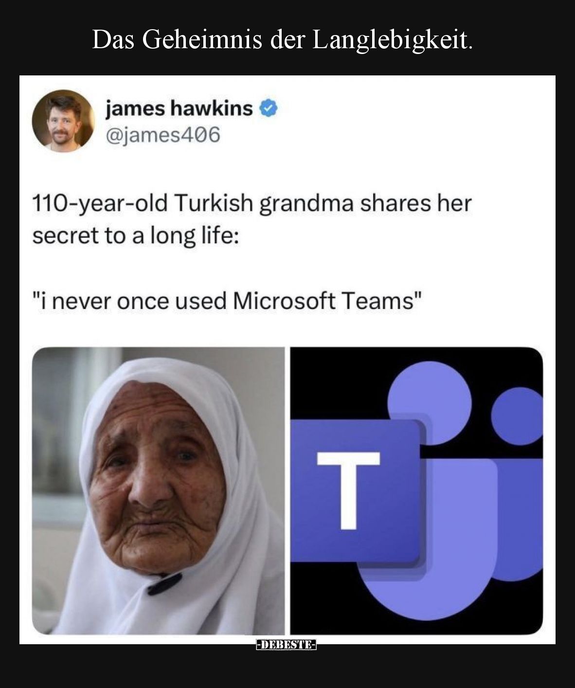 Das Geheimnis der Langlebigkeit.