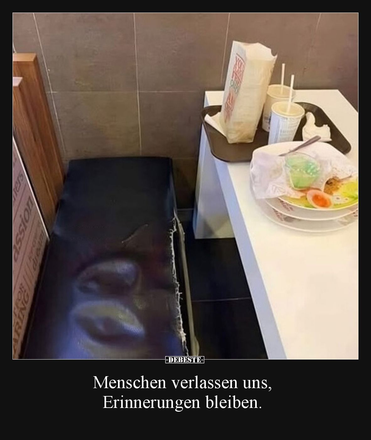 Menschen verlassen uns, Erinnerungen bleiben.