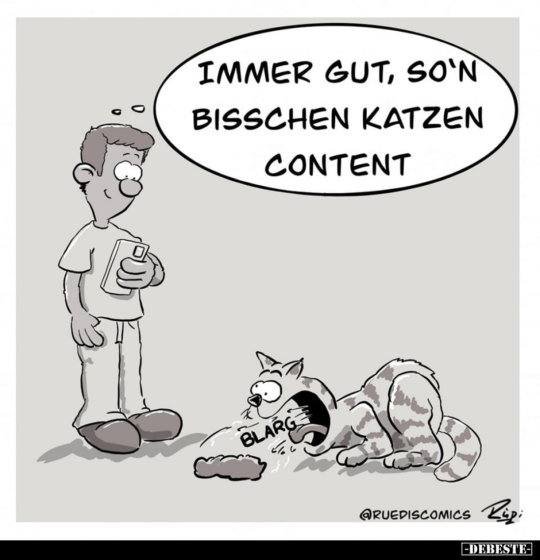 Immer gut, so'n bisschen Katzen Content