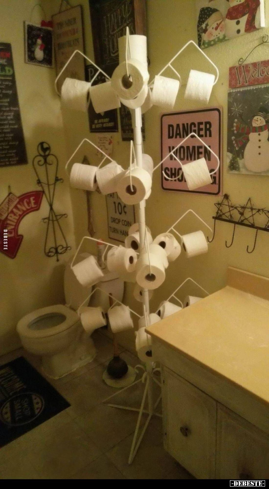 Der Klopapierbaum blüht wieder.