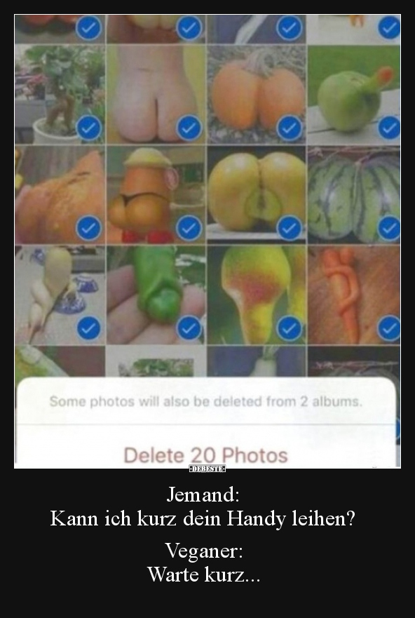 Jemand: Kann ich kurz dein Handy leihen?..