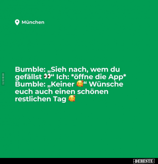 Bumble: "Sieh nach, wem du gefällst" .. - Lustige Bilder | DEBESTE.de