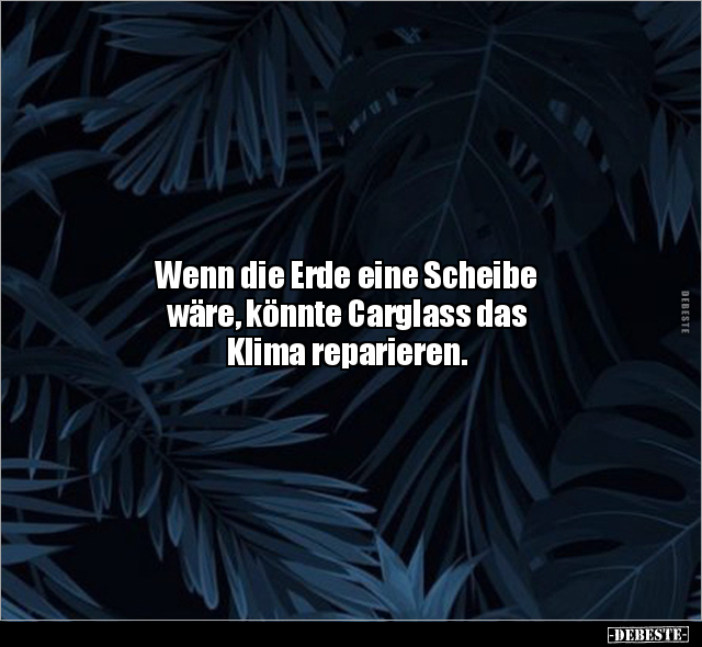 Wenn die Erde eine Scheibe wäre, könnte Carglass das.. - Lustige Bilder | DEBESTE.de