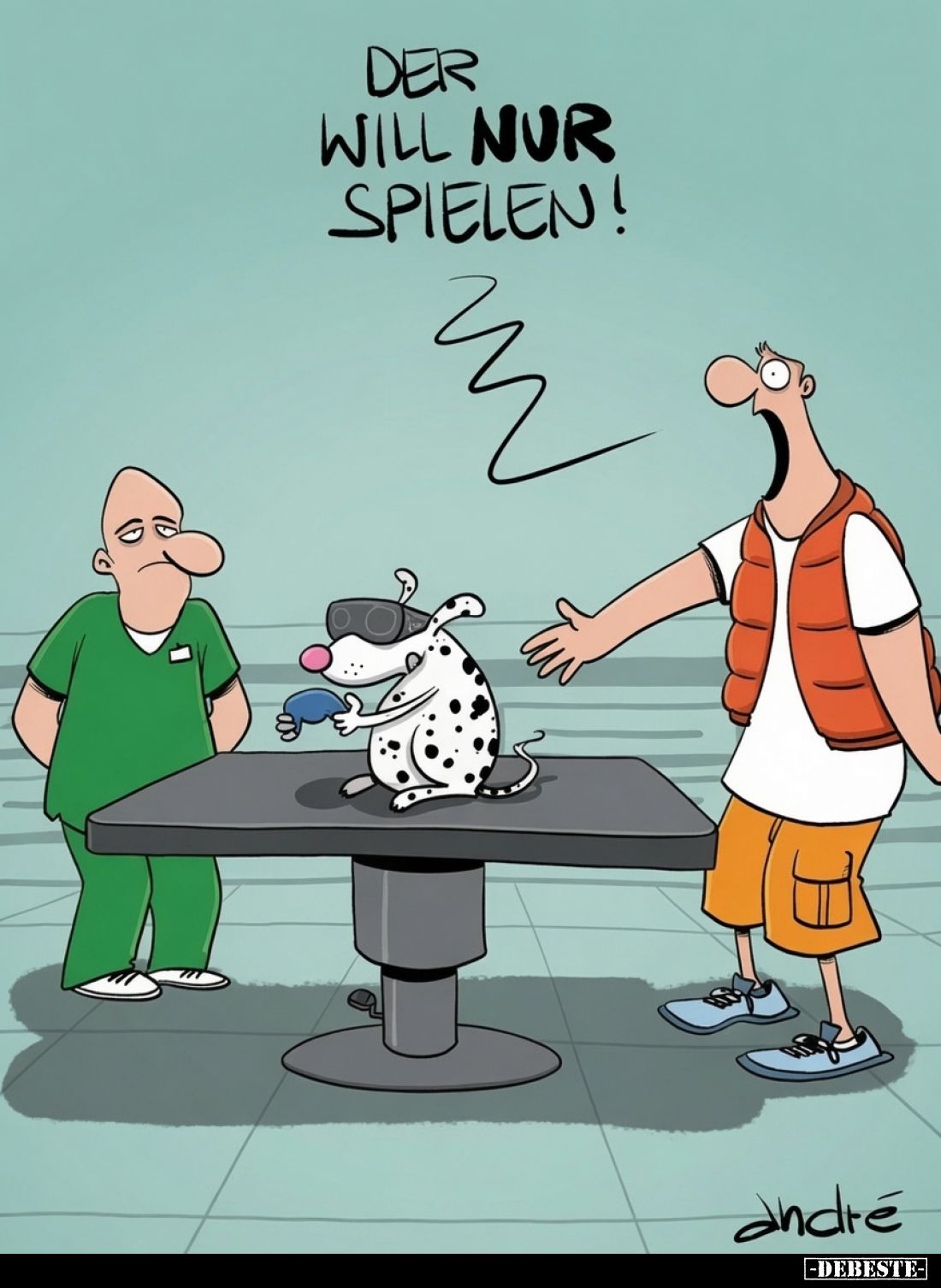 Der will nur spielen!