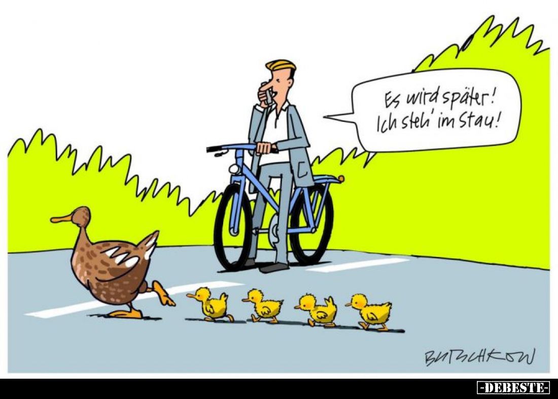 Es wird später! Ich steh' im Stau!.. - Lustige Bilder | DEBESTE.de