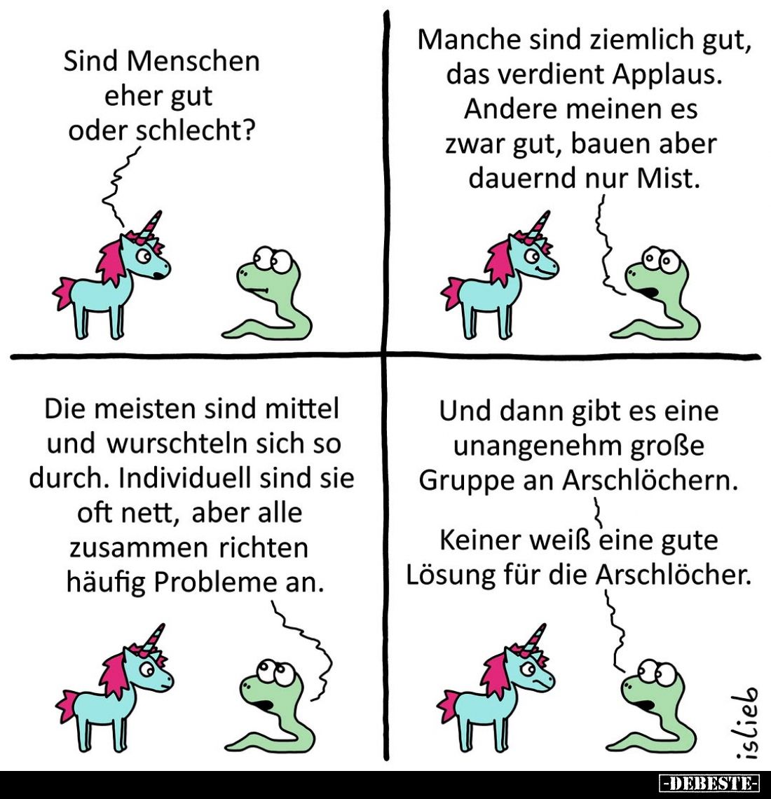 Sind Menschen eher gut oder schlecht?.. - Lustige Bilder | DEBESTE.de