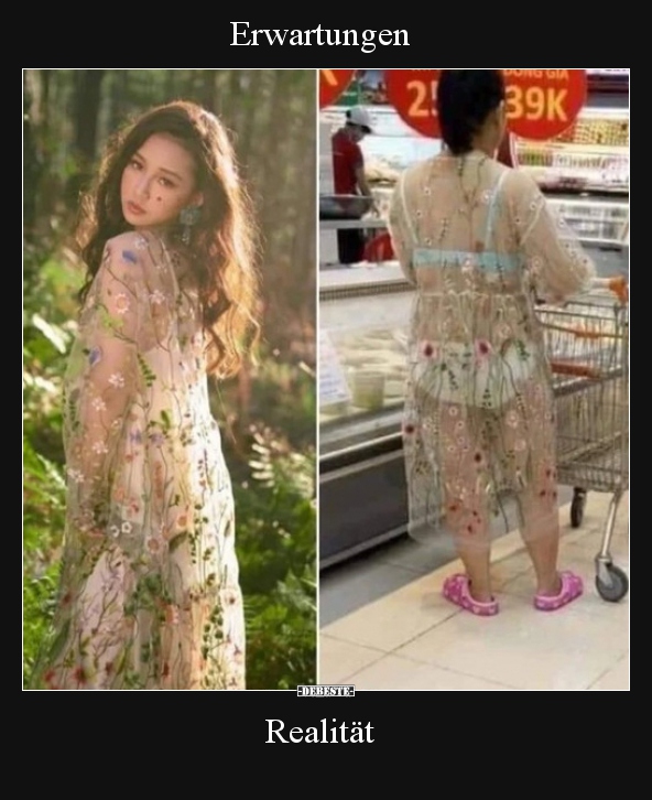 Erwartungen / Realität..