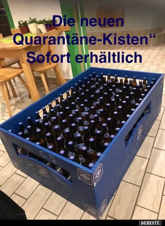 "Die neuen Quarantäne-Kisten" sofort erhältlich... - Lustige Bilder | DEBESTE.de