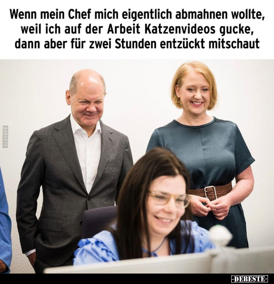 Wenn mein Chef mich eigentlich abmahnen wollte, weil ich.. - Lustige Bilder | DEBESTE.de