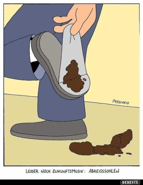 Leider noch Zukunftsmusik: Abreisssohlen...