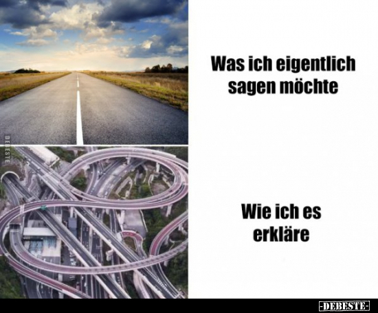 Was ich eigentlich sagen möchte..