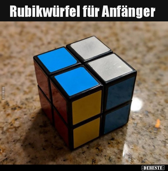 Rubikwürfel für Anfänger.. - Lustige Bilder | DEBESTE.de