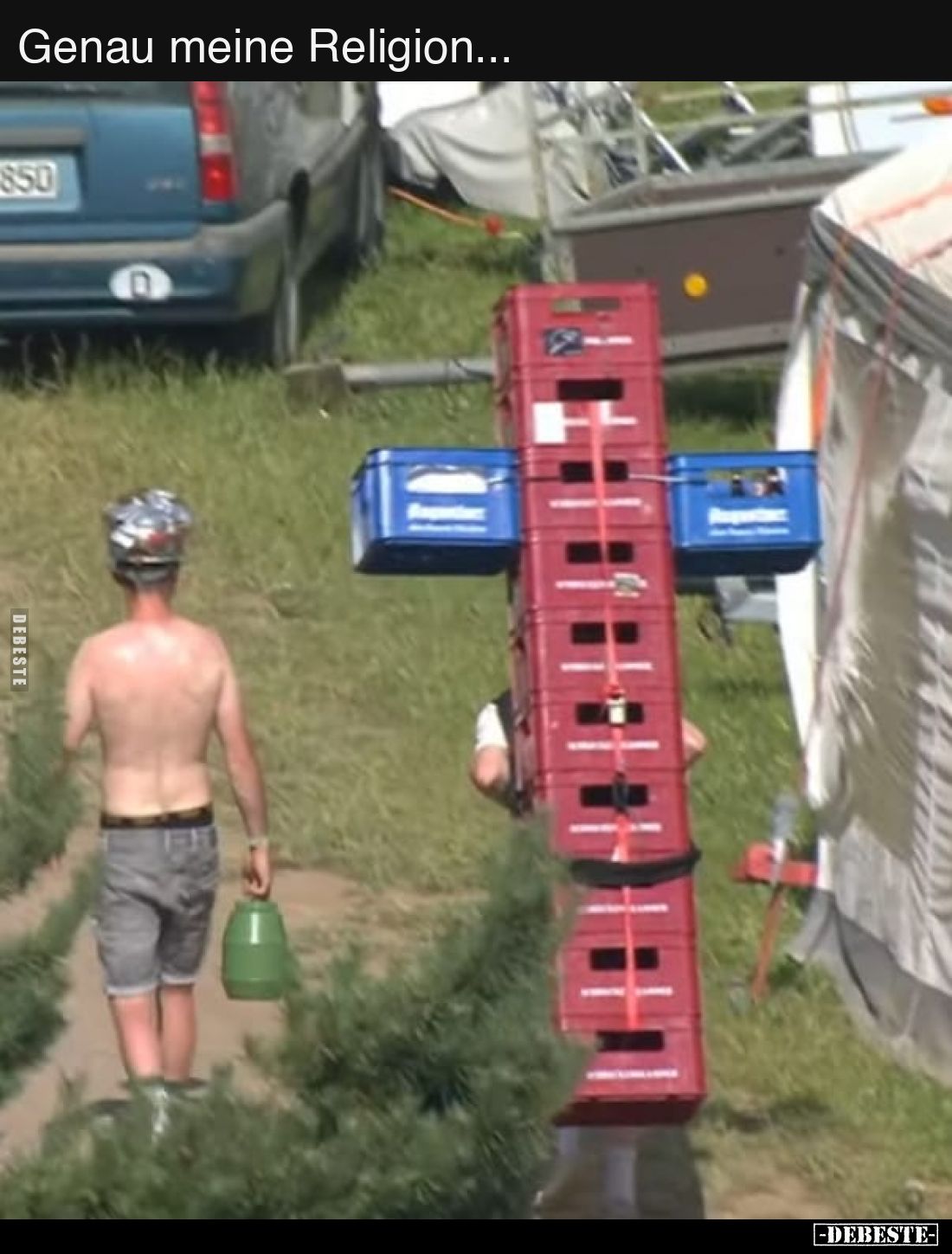 Genau meine Religion...