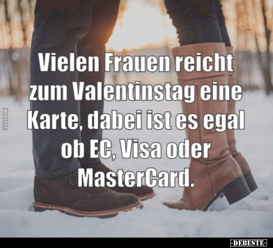 Vielen Frauen reicht zum Valentinstag eine Karte, dabei ist.. - Lustige Bilder | DEBESTE.de