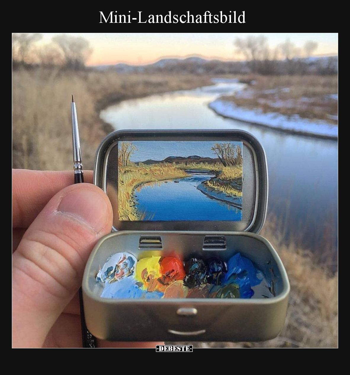 Mini-Landschaftsbild.. - Lustige Bilder | DEBESTE.de
