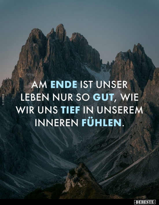 Am Ende ist unser Leben nur so gut.. - Lustige Bilder | DEBESTE.de