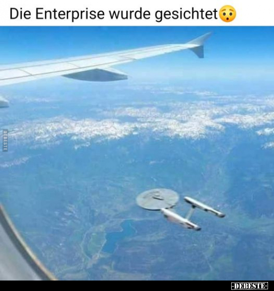 Die Enterprise wurde gesichtet.. - Lustige Bilder | DEBESTE.de