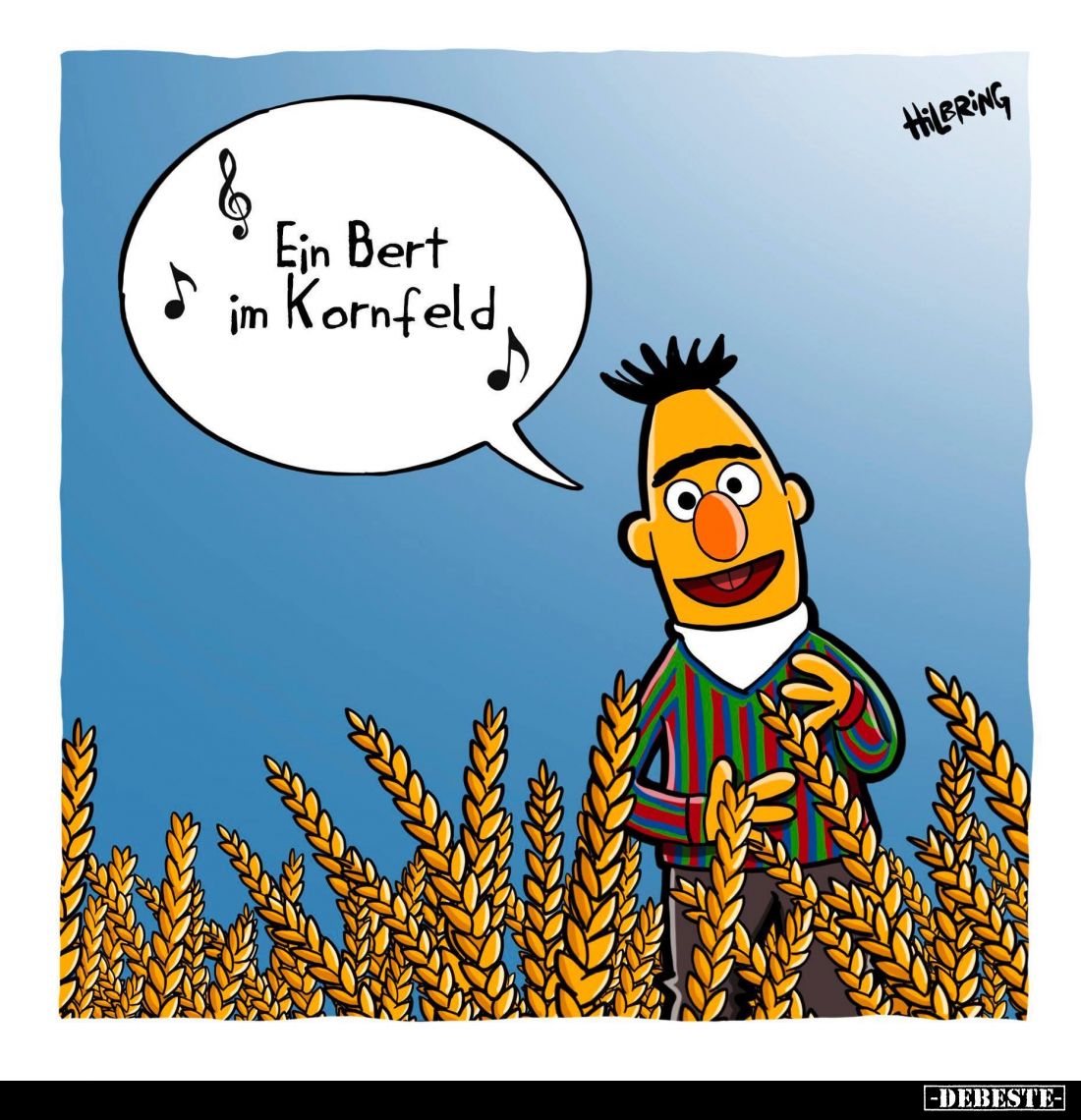 Ein Bert im Kornfeld