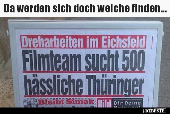 Da werden sich doch welche finden...