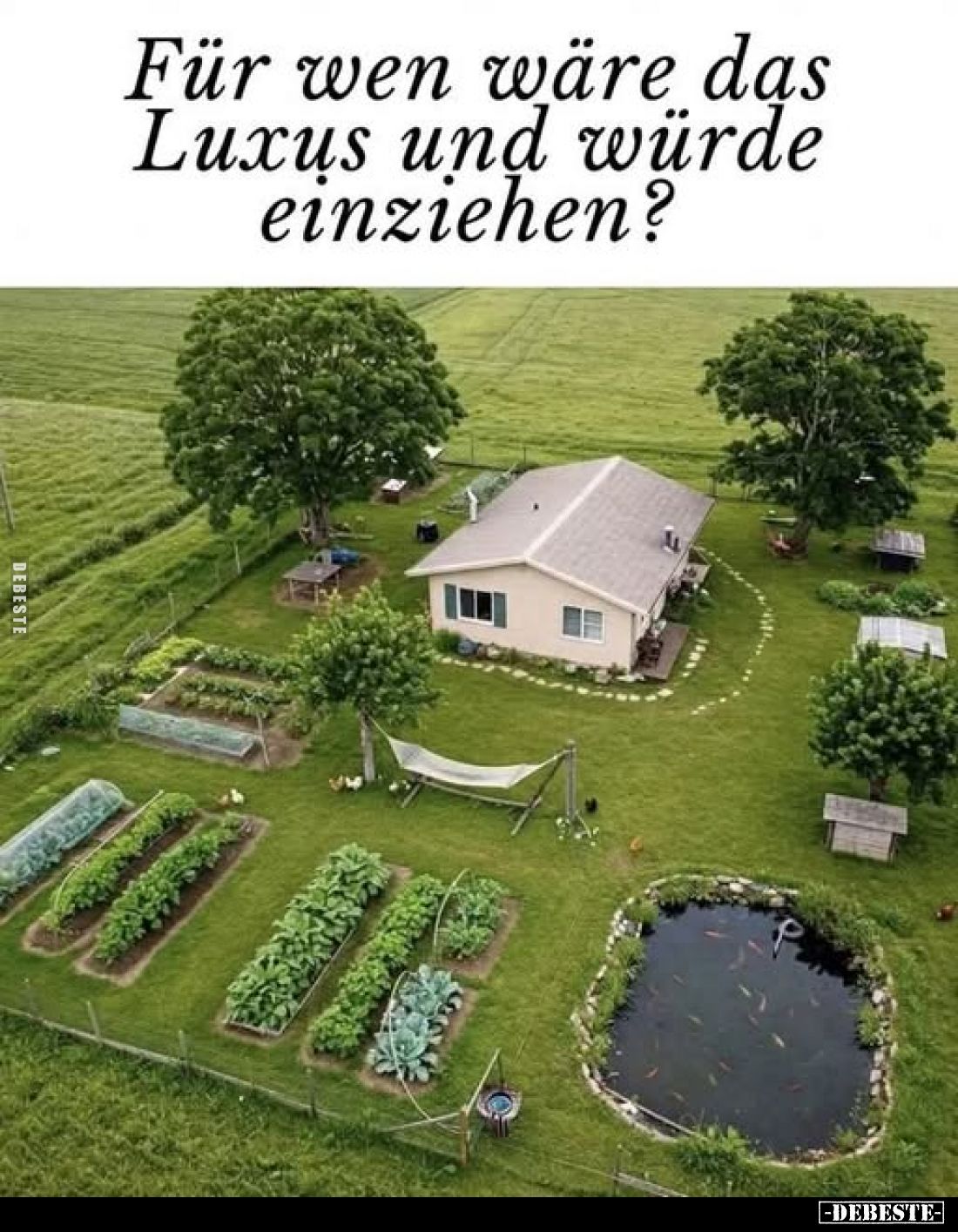 Für wen wäre das Luxus und würde einziehen?