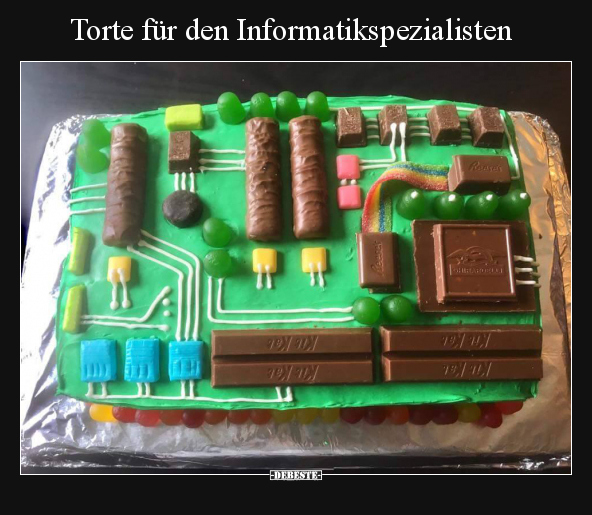 Torte für den Informatikspezialisten.. - Lustige Bilder | DEBESTE.de