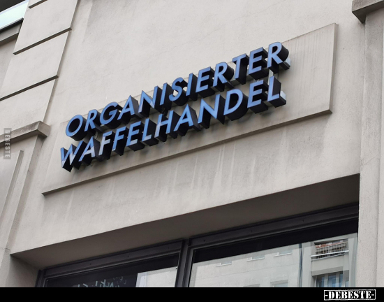 Organisierter Waffelhandel..