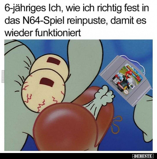 6-jähriges Ich, wie ich richtig fest in das N64-Spiel.. - Lustige Bilder | DEBESTE.de