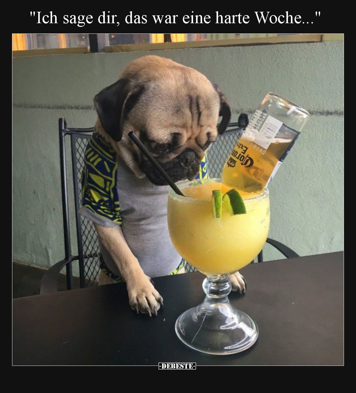 Ich sage dir, das war eine harte Woche