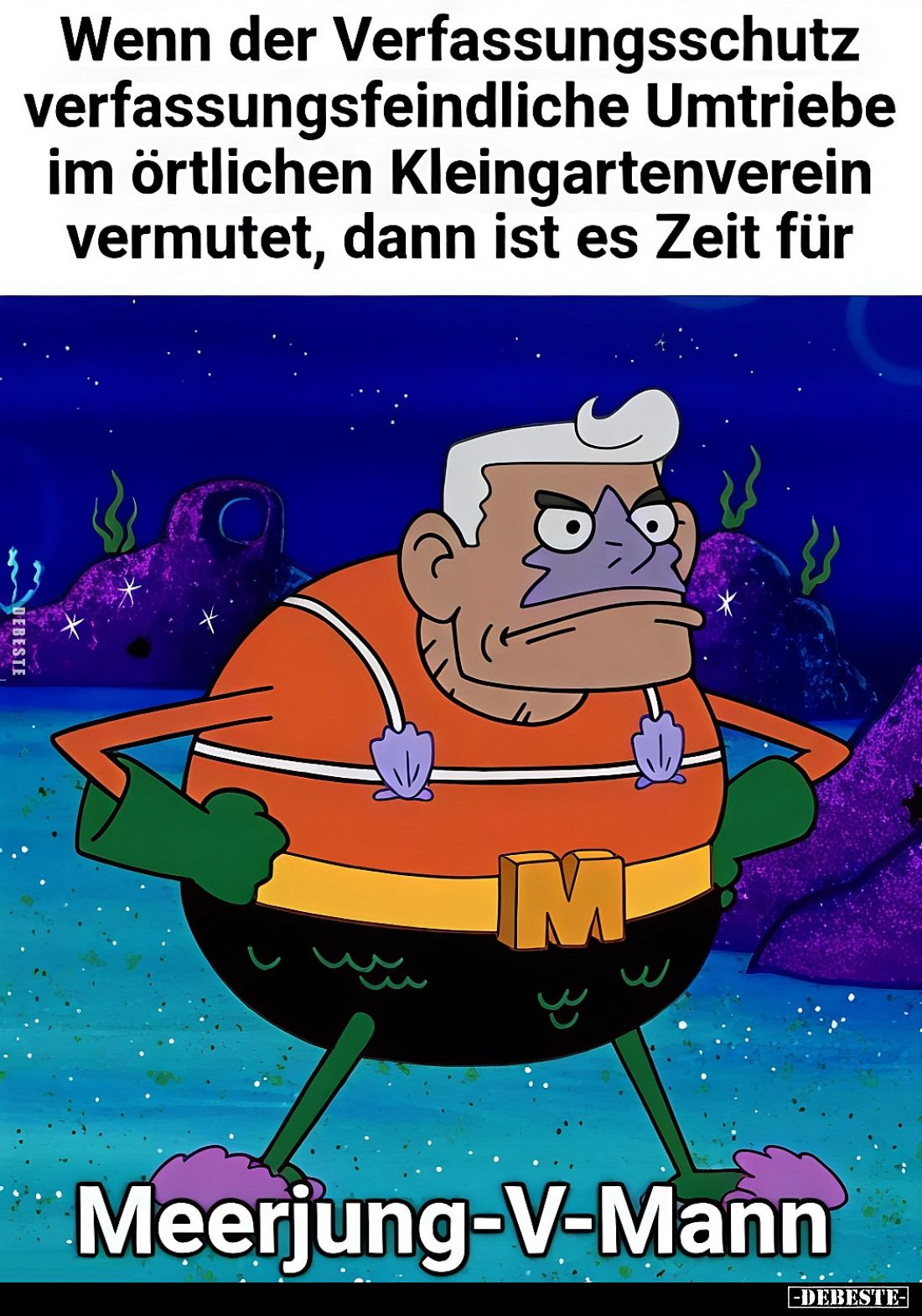 Wenn der Verfassungsschutz verfassungsfeindliche Umtriebe im örtlichen Kleingartenverein vermutet, dann ist es Zeit für