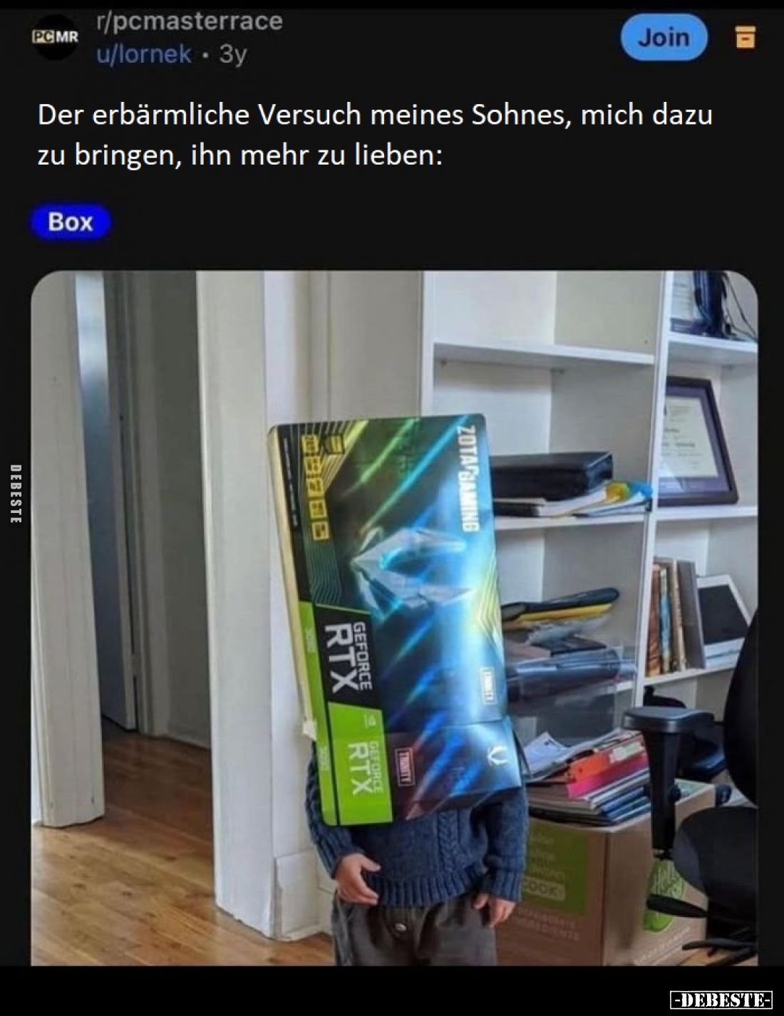 Der erbärmliche Versuch meines Sohnes, mich dazu zu bringen, ihn mehr zu lieben: