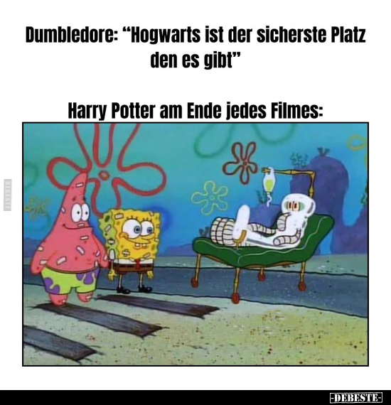 Dumbledore: "Hogwarts ist der sicherste Platz.." - Lustige Bilder | DEBESTE.de