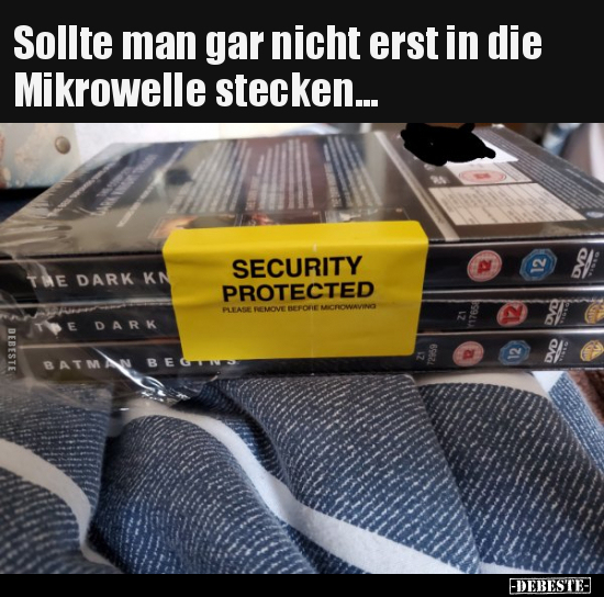 Sollte man gar nicht erst in die Mikrowelle stecken... - Lustige Bilder | DEBESTE.de