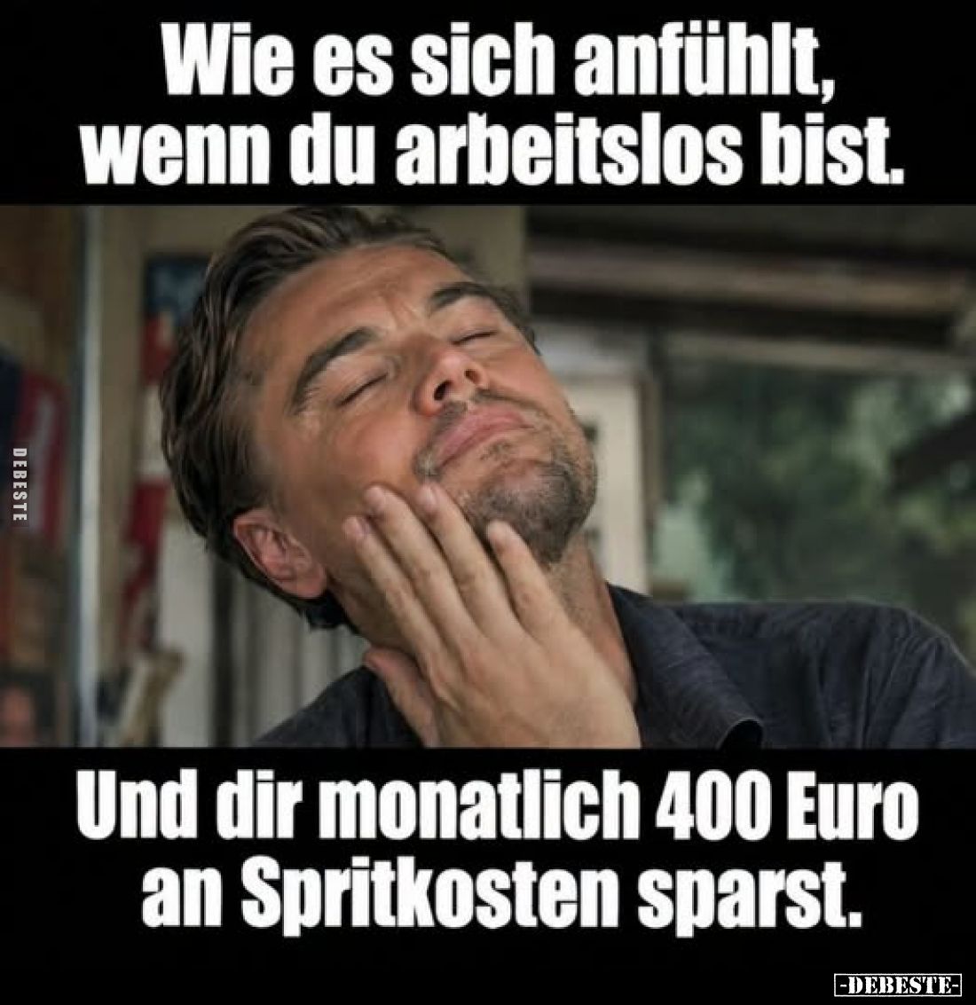 Wie es sich anfühlt, wenn du arbeitslos bist. Und dir monatlich 400 Euro an Spritkosten sparst.