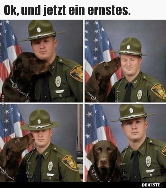 Ok, und jetzt ein ernstes...
