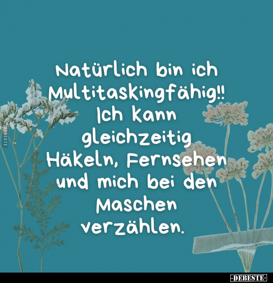 Natürlich bin ich Multitaskingfähig!!.. - Lustige Bilder | DEBESTE.de