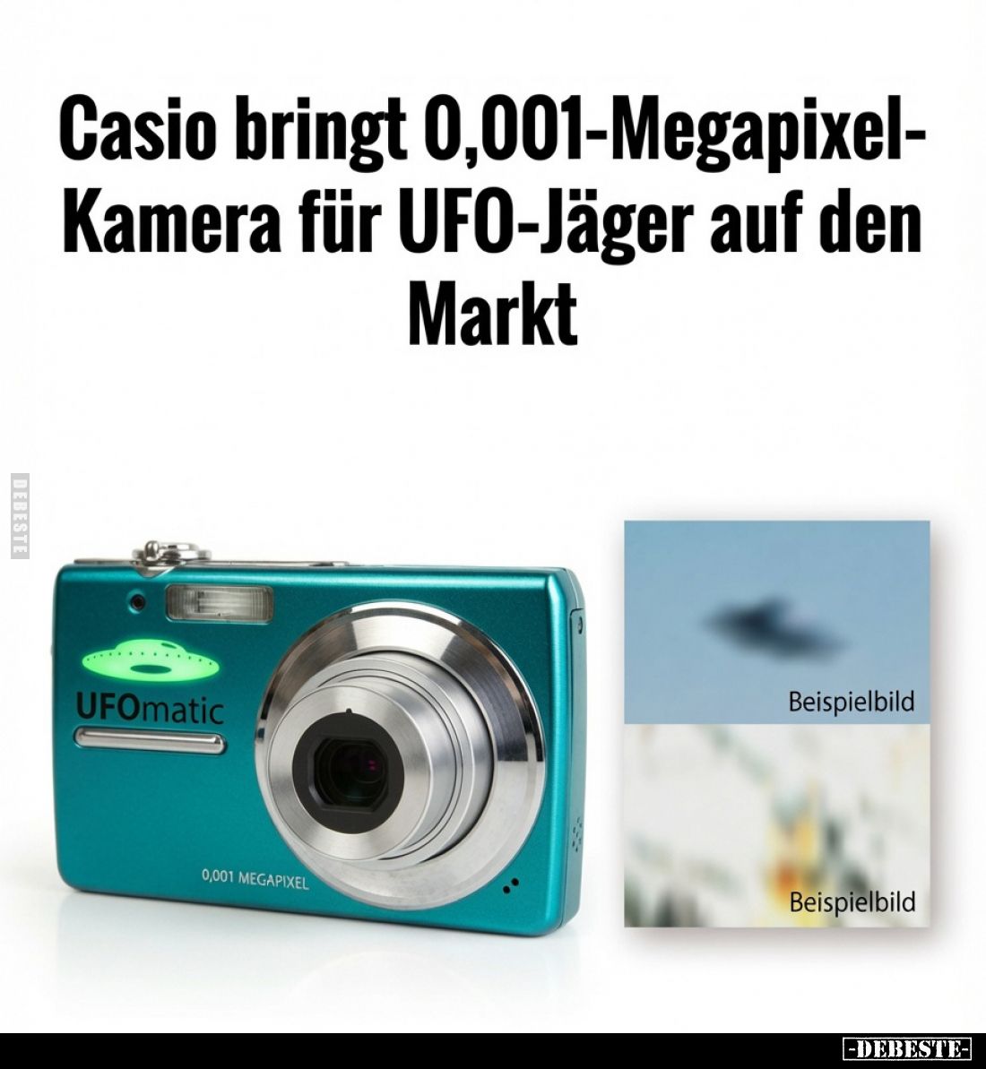 Casio bringt 0,001-Megapixel-Kamera für UFO-Jäger auf den Markt