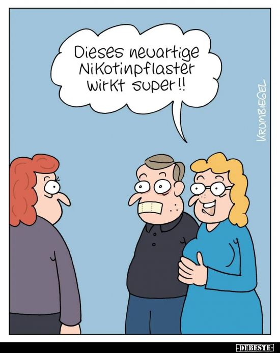 Dieses neuartige Nikotinpflaster wirkt super!.. - Lustige Bilder | DEBESTE.de