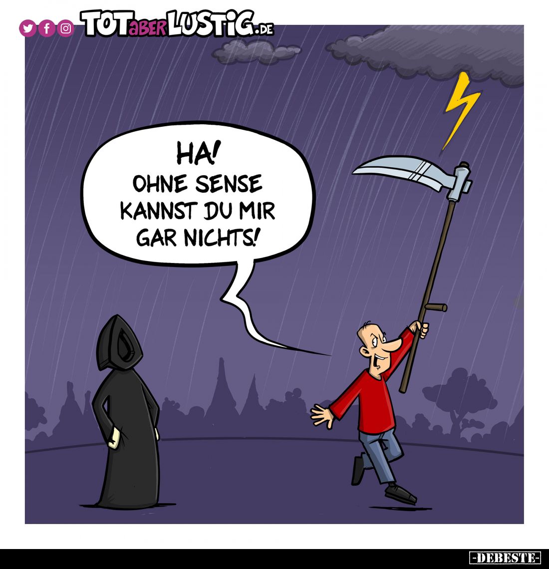 HA!
Ohne Sense kannst du mir gar nichts!