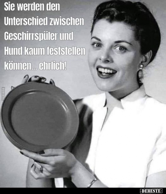 Sie werden den Unterschied zwischen Geschirrspüler und Hund.. - Lustige Bilder | DEBESTE.de