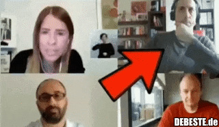 Immer schön aufpassen bei Videoanrufen..