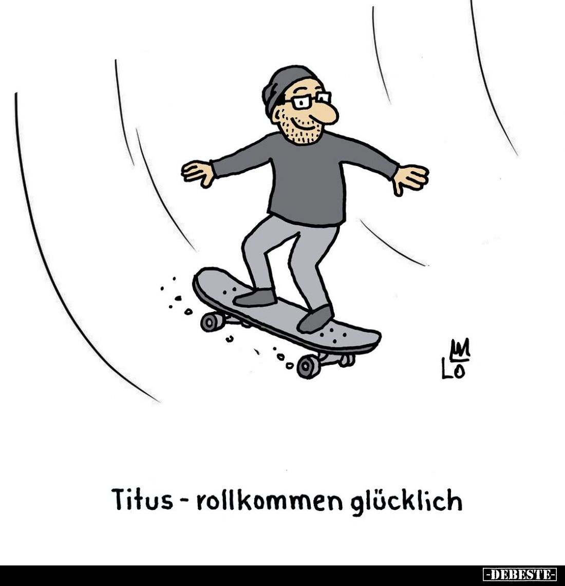 Titus - rollkommen glücklich.