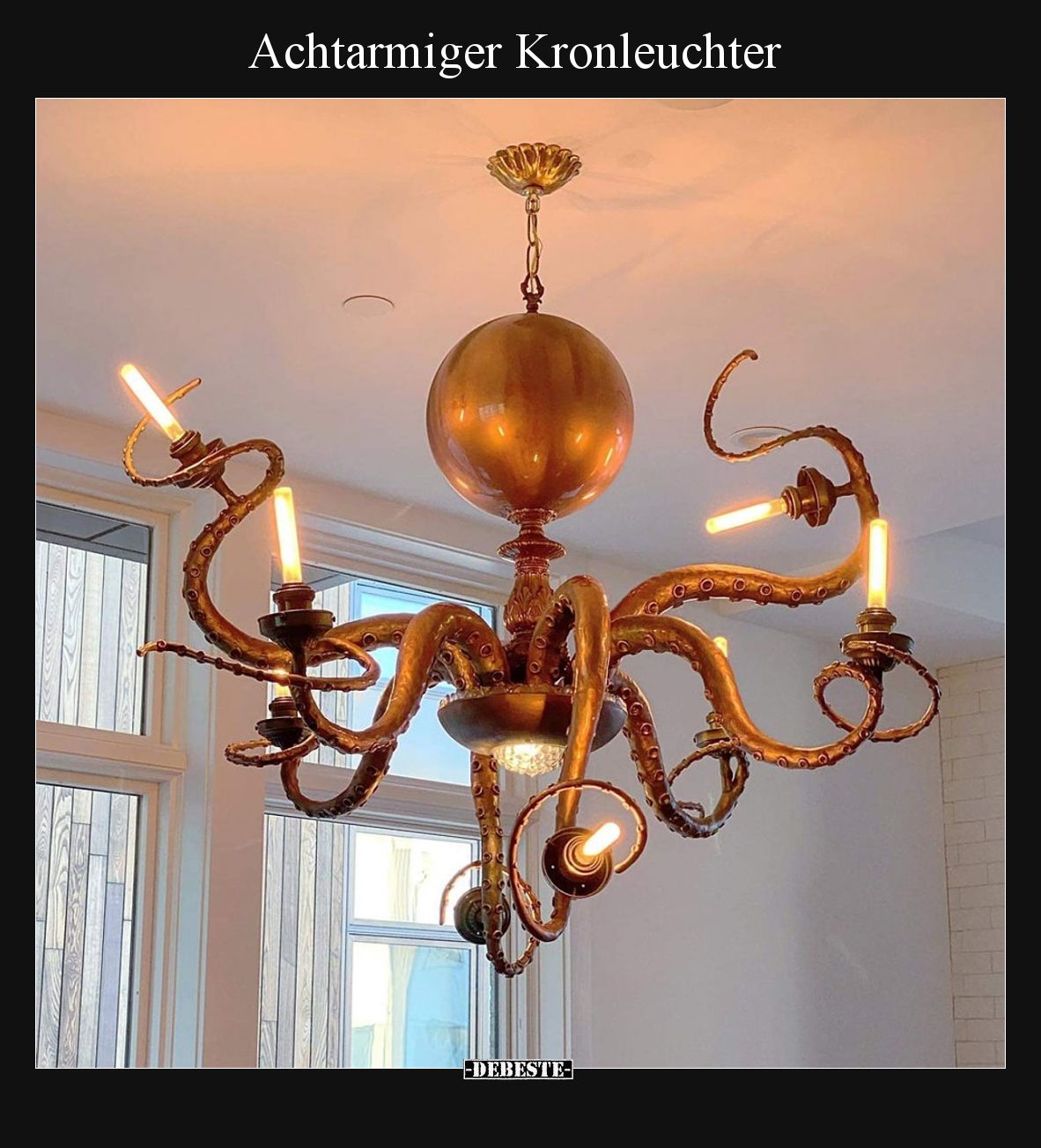 Achtarmiger Kronleuchter