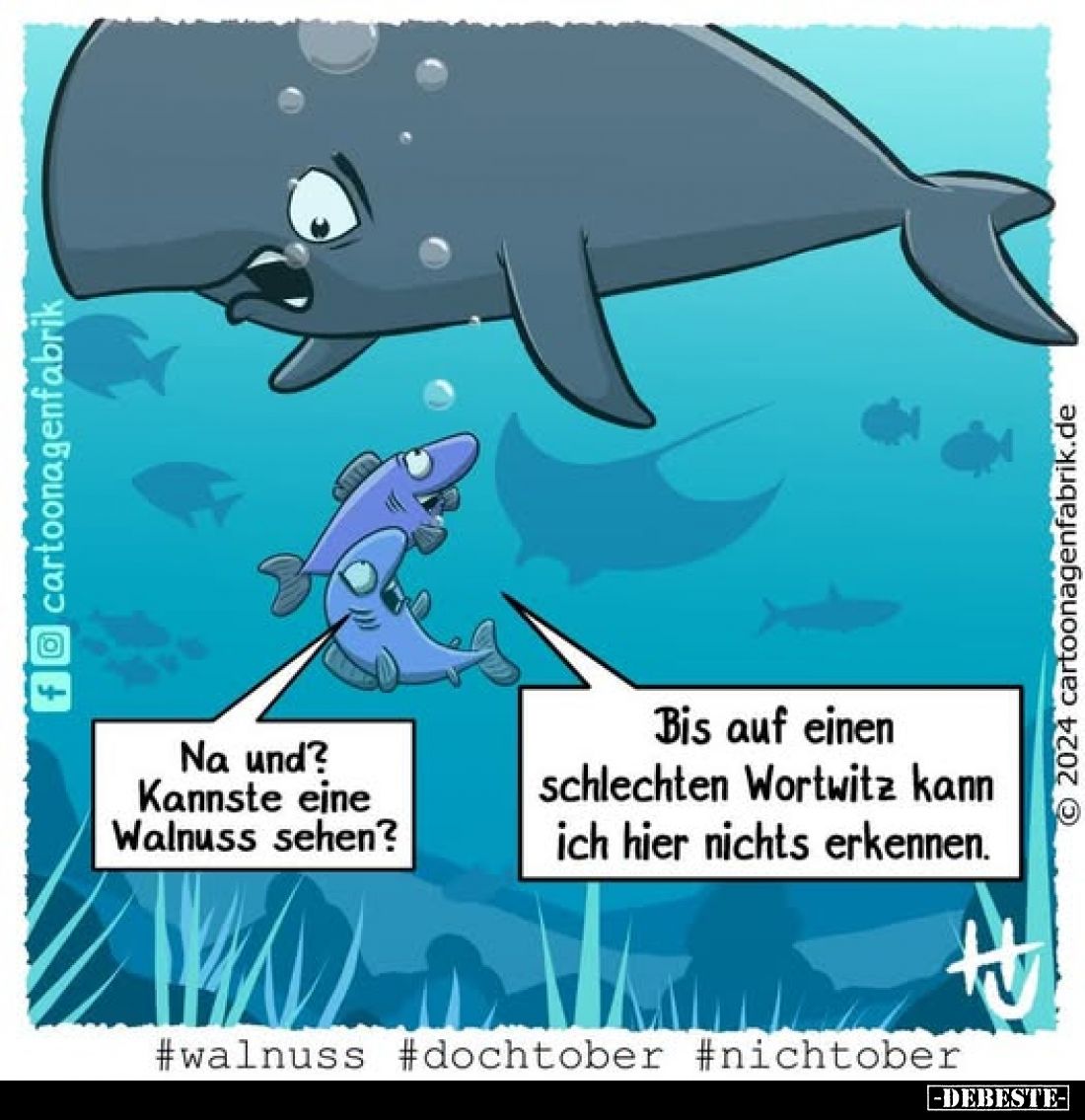 Na und?
Kannste eine Walnuss sehen?
Bis auf einen schlechten Wortwitz kann ich hier nichts erkennen.