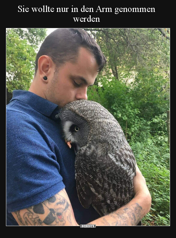 Sie wollte nur in den Arm genommen werden