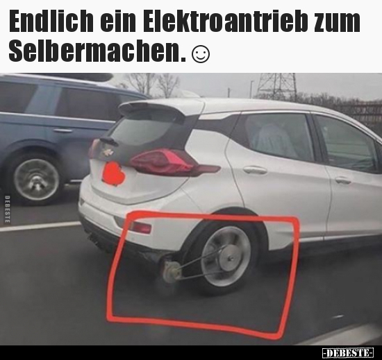 Endlich ein Elektroantrieb zum Selbermachen.☺