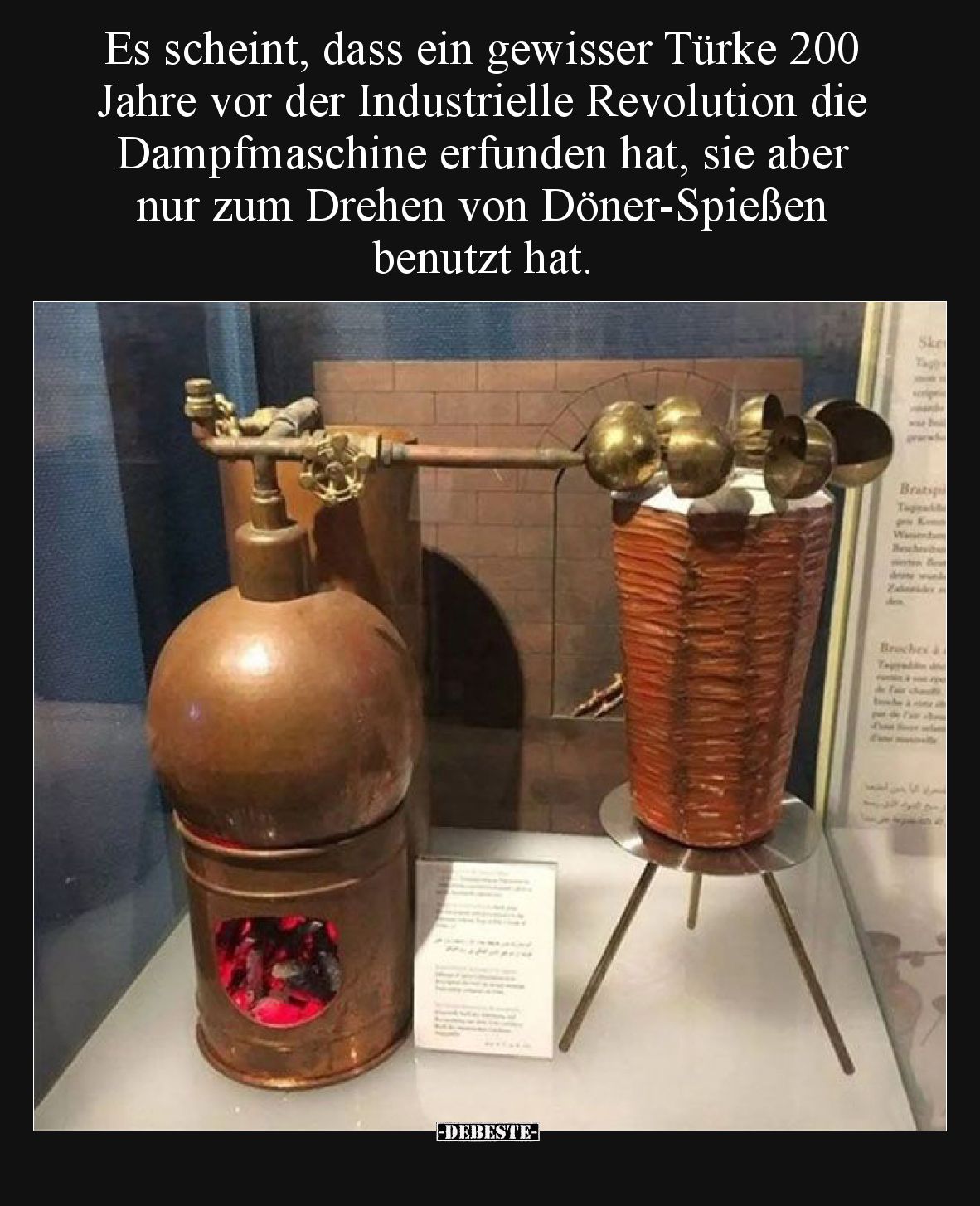 Es scheint, dass ein gewisser Türke 200 Jahre vor der.. - Lustige Bilder | DEBESTE.de