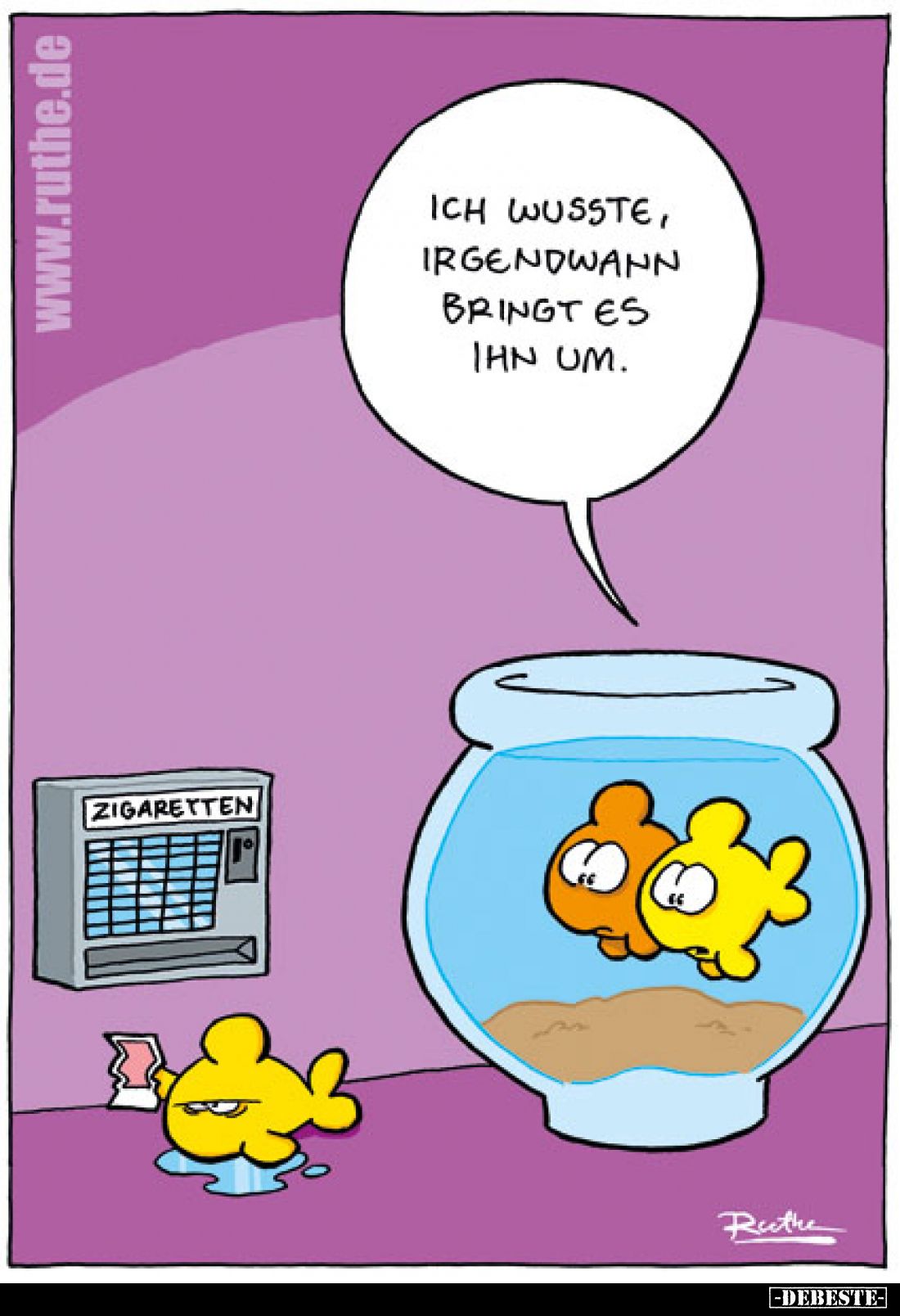 Ich wusste, irgendwann bringt es ihn um.