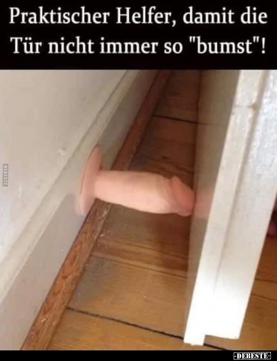 Praktischer Helfer, damit die Tür nicht immer so..