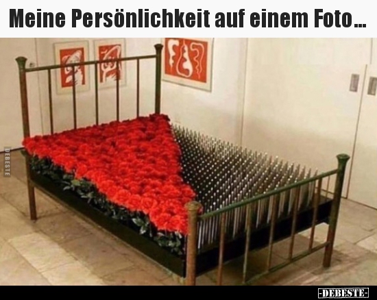 Meine Persönlichkeit auf einem Foto...